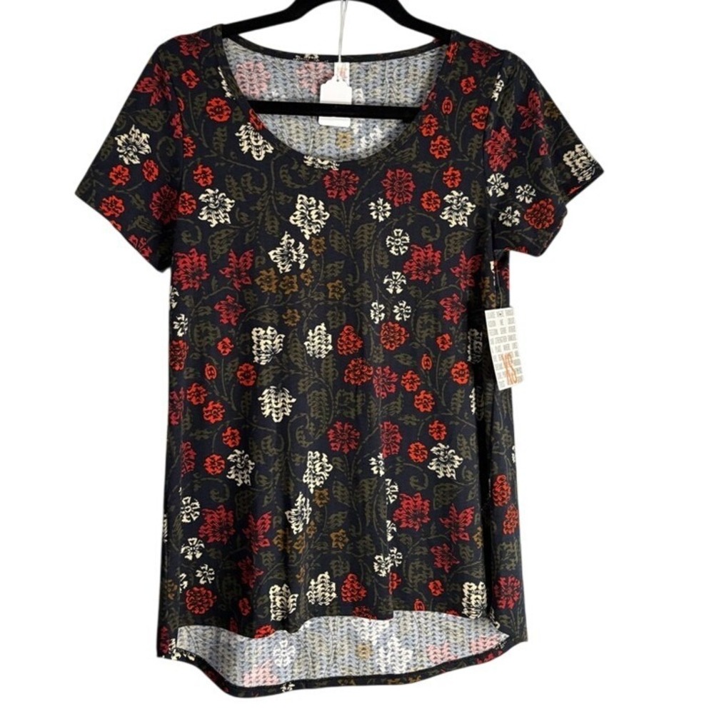 Adorable Classic T by‎ LuLaRoe W| Floral Print, XSmall, BNWT